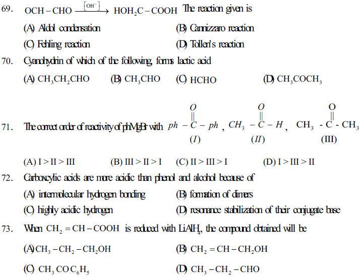 Neet Ug Chemistry Organic Compounds Containing Oxygen Mcqs Multiple Choice Questions 6006